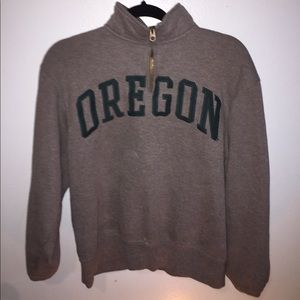 Oregon sweatshirt with a short turtleneck